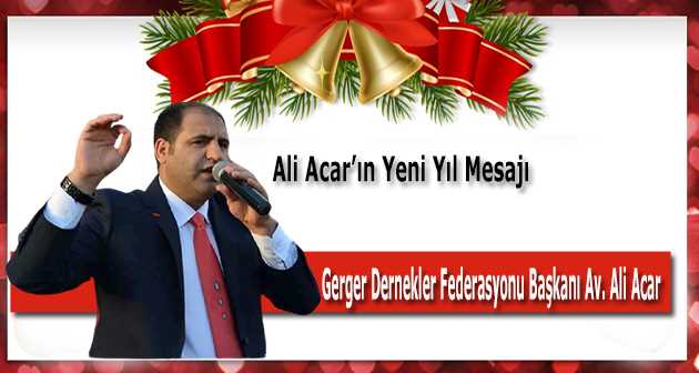 Ali Acar'ın Yeni Yıl Mesajı 