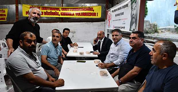 Av. Ali Acar, PSAKD Gazi Şehitleri Cemevi’ndeki Aşure Lokması Programına Katıldı