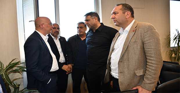  Av. Ali Acar ve Beraberindeki Heyet, Gaziosmanpaşa Belediyesini Ziyaret Ederek Destek Mesajı Verdi