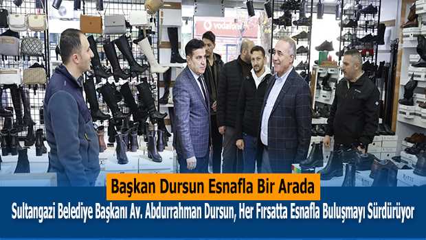 Başkan Dursun Esnafla Bir Arada