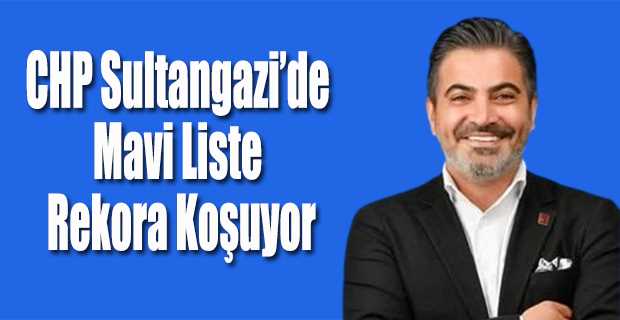 CHP Sultangazi’de Mavi Liste Rekora Koşuyor