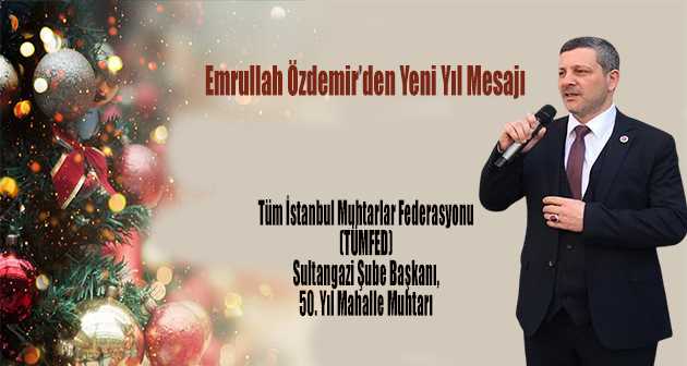 Emrullah Özdemir'den Yeni Yıl Mesajı