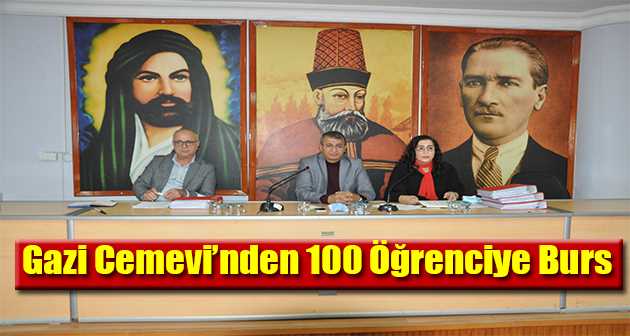 Gazi Cemevi'nden 100 Öğrenciye Burs 
