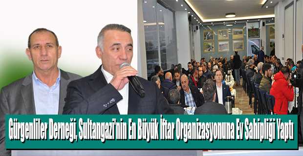 Gürgenliler Derneği, Sultangazi'nin En Büyük İftar Organizasyonuna Ev Sahipliği Yaptı