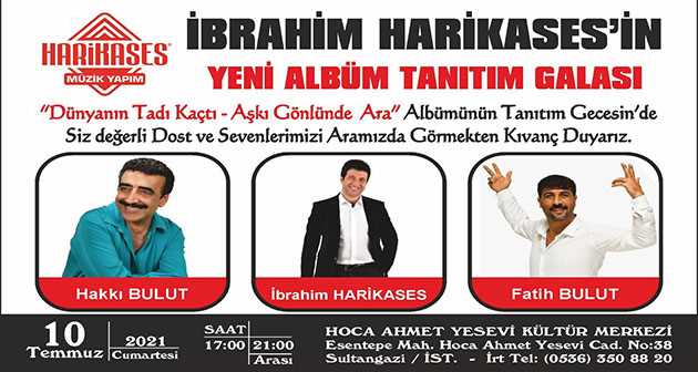 İbrahim Harikases'in Albüm Tanıtım Galası