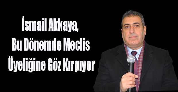 İsmail Akkaya, Bu Dönemde Meclis Üyeliğine Göz Kırpıyor