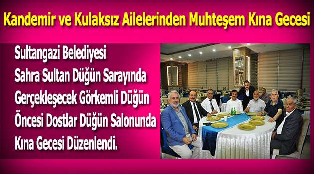 Kandemir ve Kulaksız Ailelerinden Muhteşem Kına Gecesi