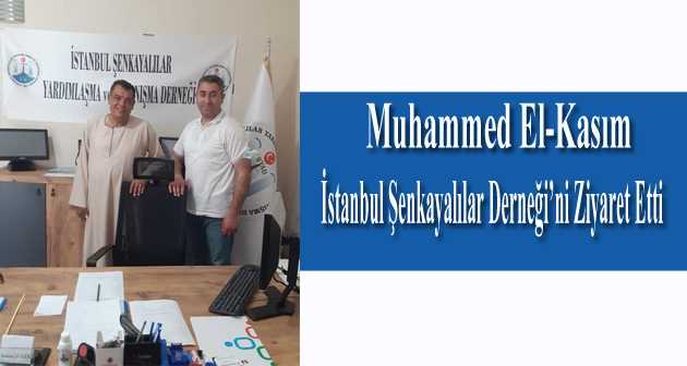 Muhammed El-Kasım İstanbul Şenkayalılar Derneği'ni Ziyaret Etti 