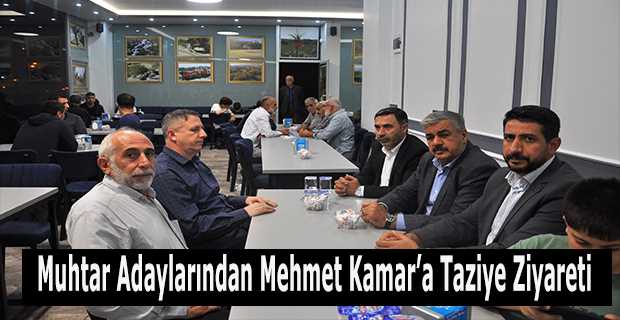 Muhtar Adaylarından Mehmet Kamar'a Taziye Ziyareti 