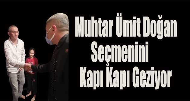 Muhtar Ümit Doğan, Seçmenini Kapı Kapı Geziyor 