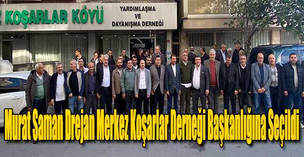  Murat Saman Drejan Merkez Koşarlar Derneği Başkanlığına Seçildi