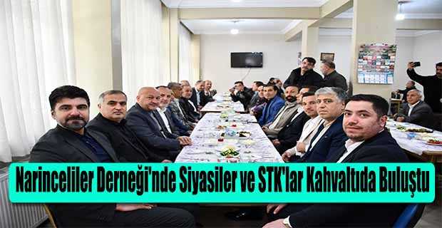 Narinceliler Derneği'nde Siyasiler ve STK'lar Kahvaltıda Buluştu