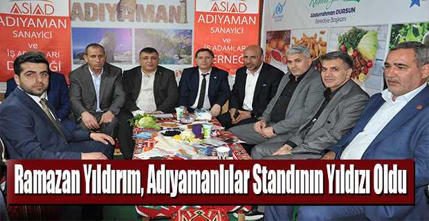 Ramazan Yıldırım, Adıyamanlılar Standının Yıldızı Oldu