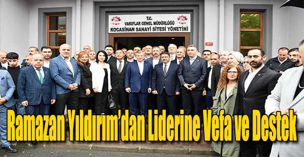 Ramazan Yıldırım’dan Liderine Vefa ve Destek: Ahmet Davutoğlu İstanbul Programında Sıcak Karşılama ve Yoğun İlgi Gördü