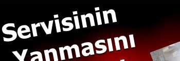 Servisinin Yanmasını Korku Dolu Gözlerle İzlediler