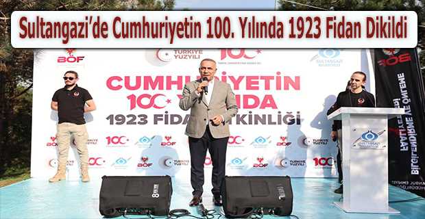 Sultangazi'de Cumhuriyetin 100. Yılında 1923 Fidan Dikildi 