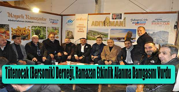 Tütenocak (Bersomik) Derneği, Ramazan Etkinlik Alanına Damgasını Vurdu