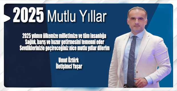 Umut Öztürk'ten Yeni Yıl Mesajı