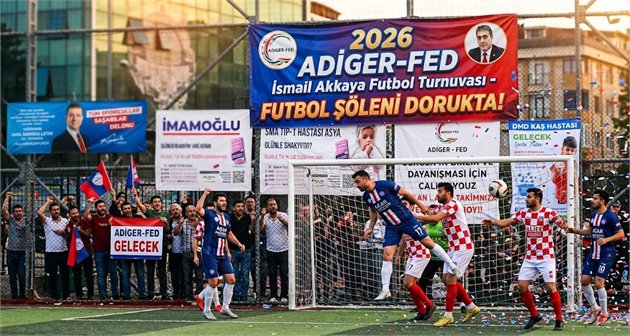 2026 ADIGER-FED İsmail Akkaya Futbol Turnuvası’nda Futbol Şöleni Dorukta
