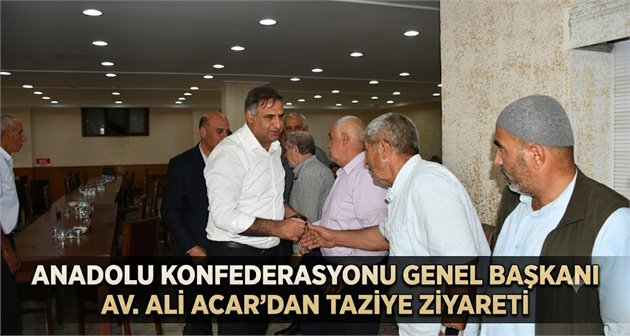 Anadolu Konfederasyonu Genel Başkanı Av. Ali …