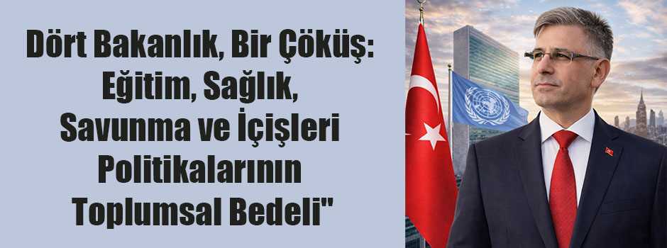 Dört Bakanlık, Bir Çöküş: Eğitim, Sağlık, Savunma ve İçişleri Politikalarının Toplumsal Bedeli"