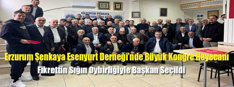 Erzurum Şenkaya Esenyurt Derneği’nde Büyük Ko…