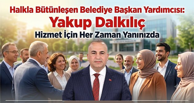 Halkla Bütünleşen Belediye Başkan Yardımcısı: Yakup Dalkılıç