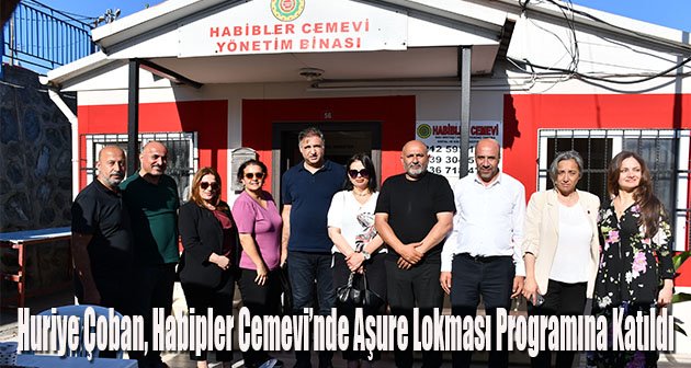  Huriye Çoban, Habipler Cemevi’nde Aşure Lokması Programına Katıldı