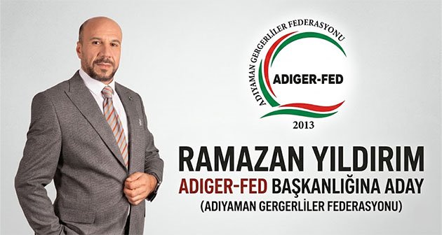 Ramazan Yıldırım ADIGER-FED Başkanlığına Aday