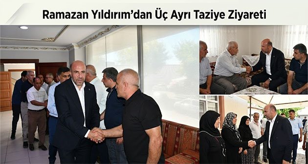 Ramazan Yıldırım'dan Taziye Ziyareti