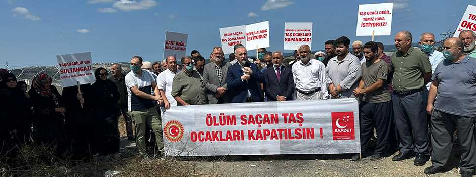 Saadet Partisi Sultangazi İlçe Başkanlığı Taş…