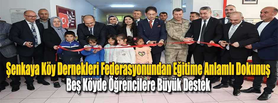 Şenkaya Köy Dernekleri Federasyonundan Eğitim…