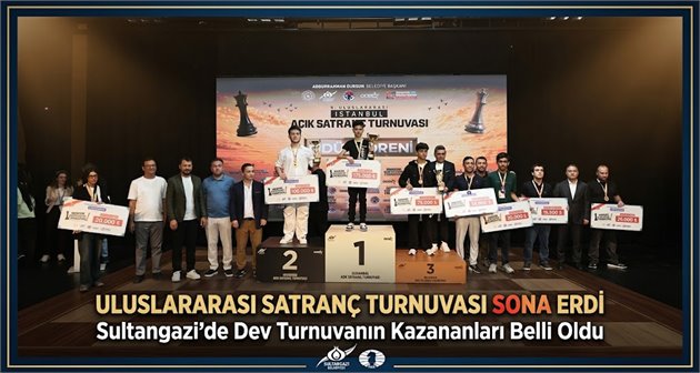 Sultangazi’de Uluslararası Satranç Turnuvası Sona Erdi
